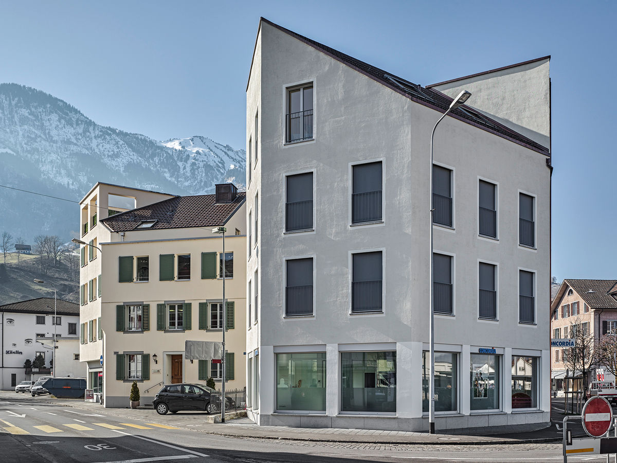 Neubau Wohn und Geschäftshaus Bahnhofstrasse Beda Dillier