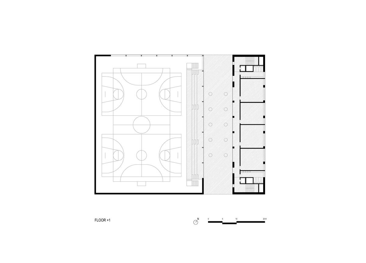 Multi Sport Pavilion And Classroom Complex Francisco De Vitoria