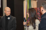 Guided Tour by Felix Diener »Funktionale Textilien und neue Stofflichkeit« (Photo © Mathias Duerr / World-Architects)