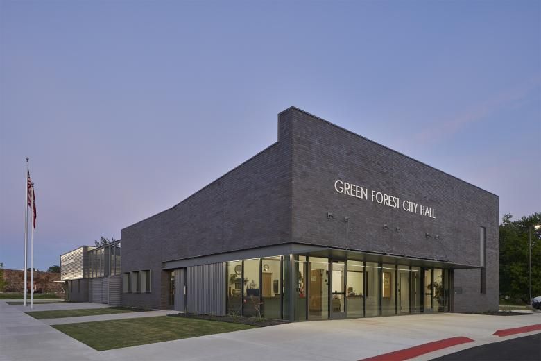 Green Forest City Hall + Police Department - US Building Of The Week