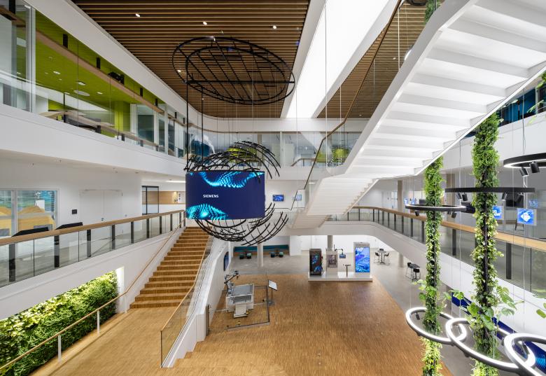 Globales Siemens Besucherzentrum THE IMPULSE, Amberg aib Architektur Generalplanung