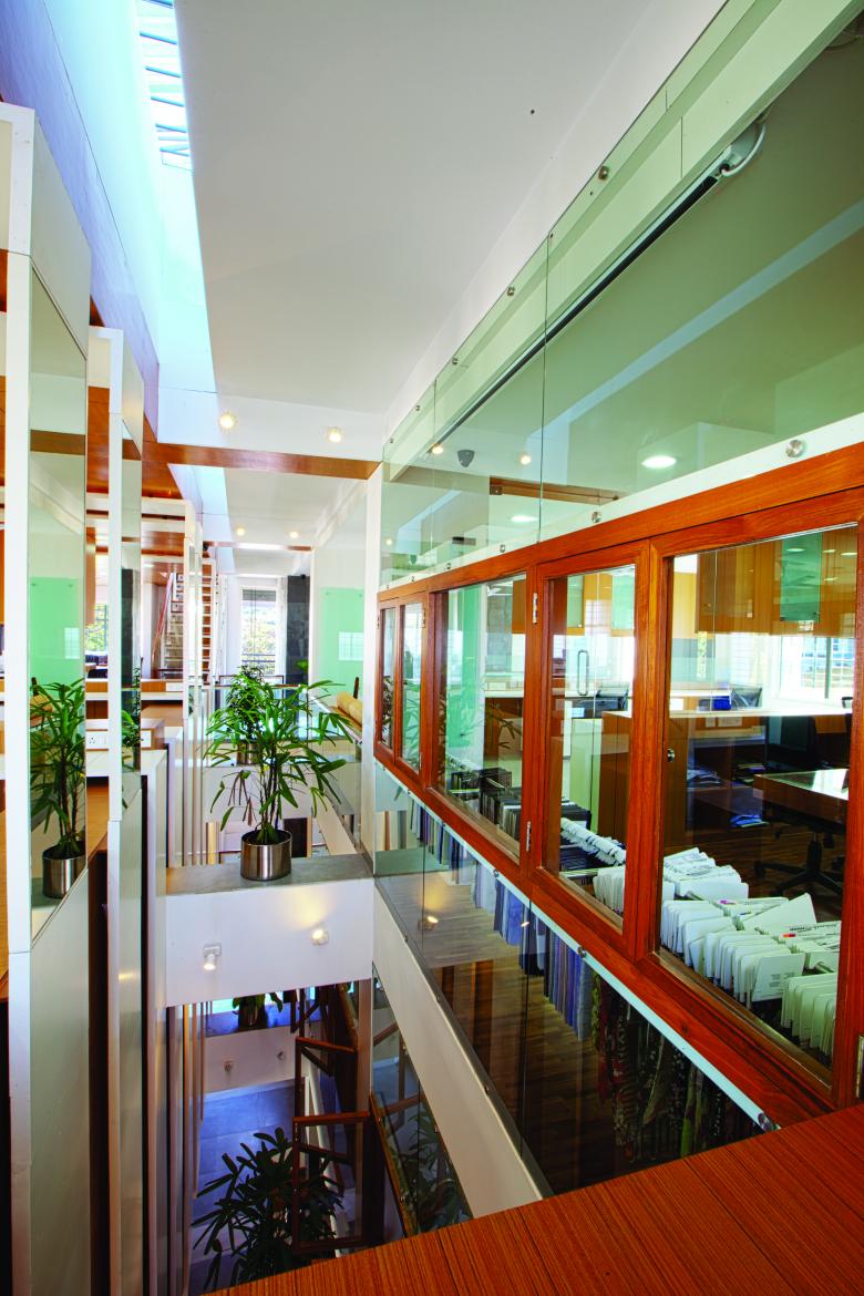 R.K. Fabrics Office Gaurav Roy Choudhury Architects