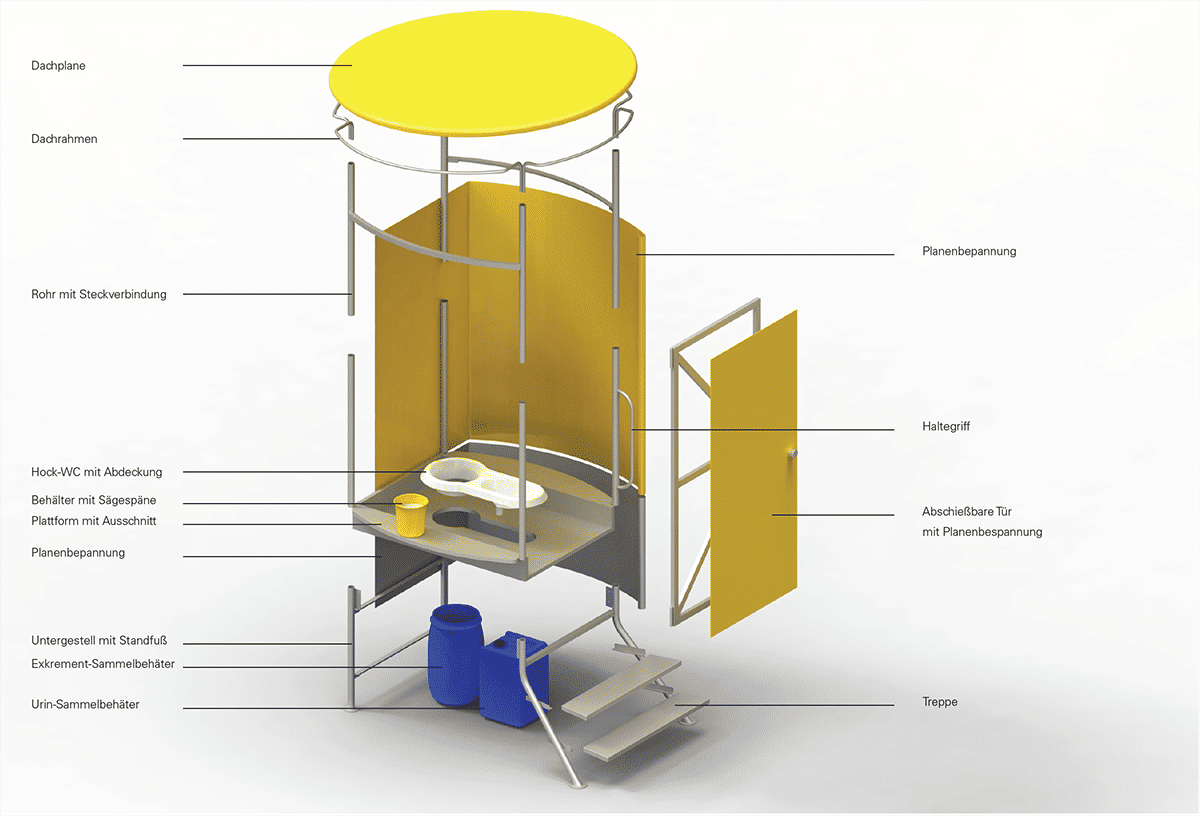 Mobile Dry Diversion Toilet FABULOUS URBAN