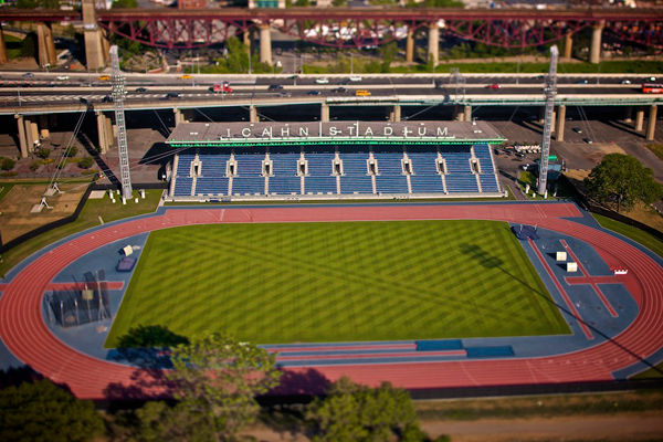 are dogs allowed at icahn stadium