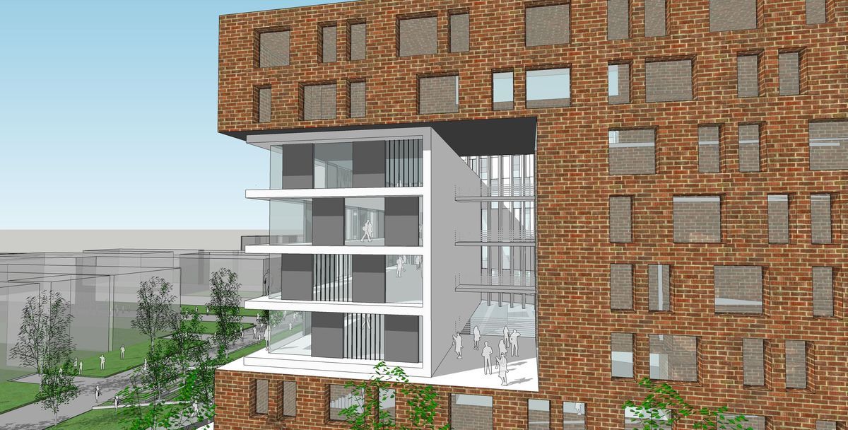 Aeronautical Department Block architectureRED