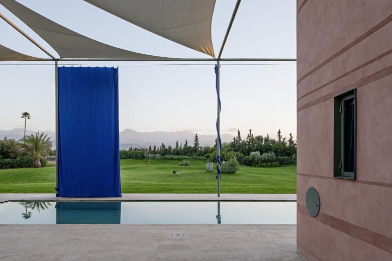 RAK, Pavillons in Marrakesch propeller z Hertha Hurnaus