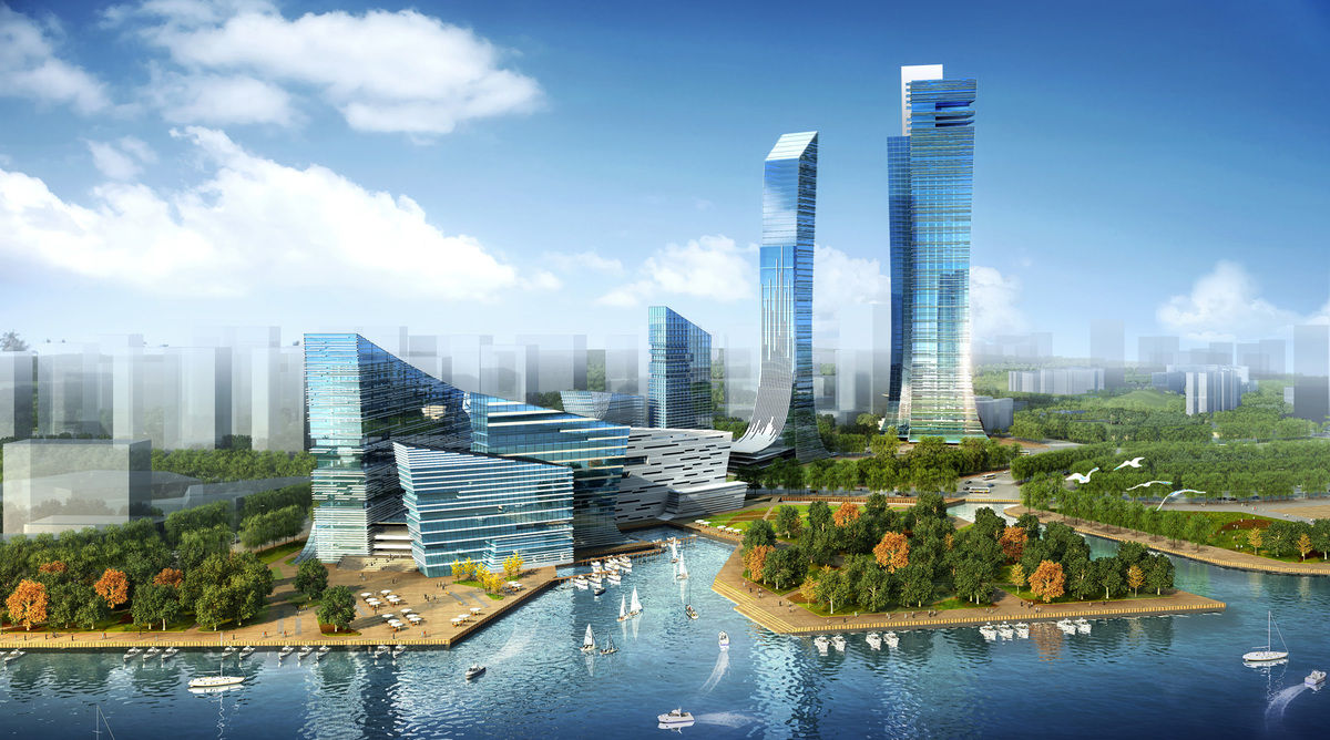 Concept planning and architecture design for International Port Center ...