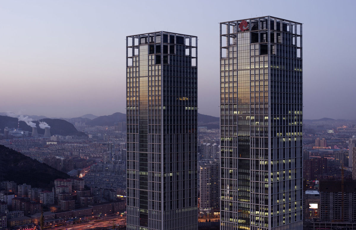 Dalian Twin Towers gmp · Architekten von Gerkan, Marg und Partner