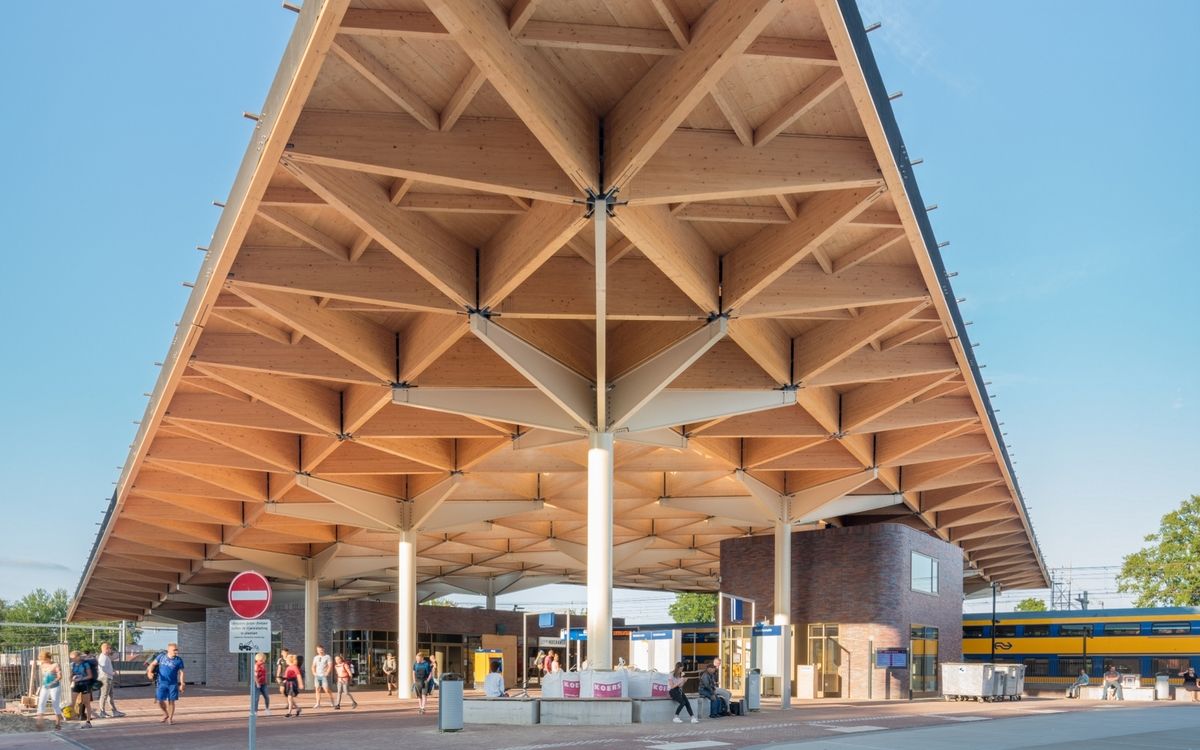 Bahnhofsüberdachung Assen Station Ingenieurbüro Miebach